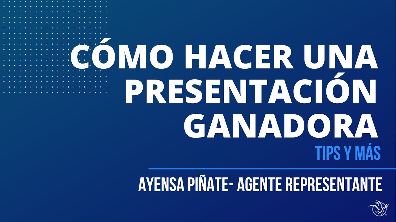Cómo hacer una Presentación Ganadora