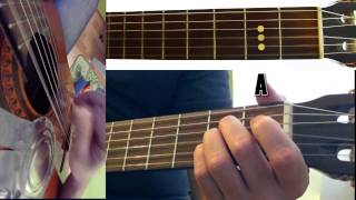 How to play Five Hundred Miles on guitar - Justin Timberlake - Guitar Tutorial