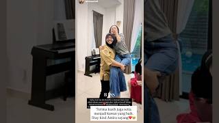 Download lagu Datin Umie Aida, Mak Semah and Amira celebrated Raya at Bella's house🥰 #bass #bellaastillah #umie... mp3