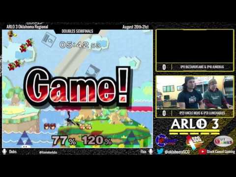 ARLO 3 - Bizzaroflame & Junebug (Blue) vs Uncle Mojo & Lunchables (Red) - Doubles Semi Finals