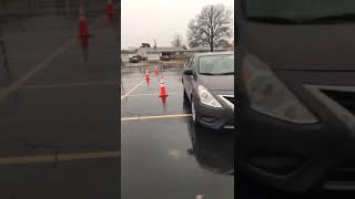 Ohio driver's license maneuverability test (cones)