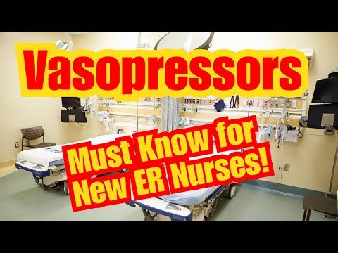 Vasopressors Explained for New ER Nurses - Insights on Norepinephrine: ER Nurse Tips