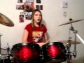 Pink Raise your Glass drum cover 