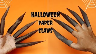 Halloween Paper Claws | How To Make Origami Paper Claws | Halloween Costumes | Halloween Crafts