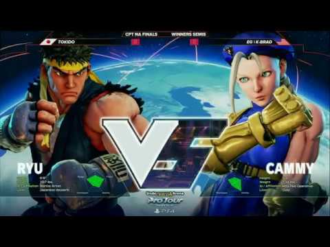 SFV: Tokido vs EG|K-Brad - CPT NA Finals Red Bull Battle Grounds Top 8 - CPT2016