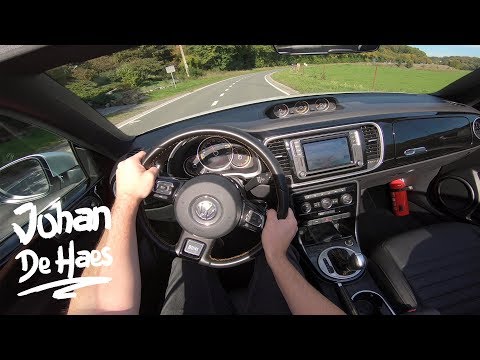 VW Beetle Cabrio Dune 1.4 TSI 150 hp POV test drive