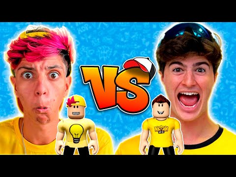 Natan por Aí VS Leozinn (Emilly Vick) - Batalha de Youtubers no Roblox *Quem venceu?