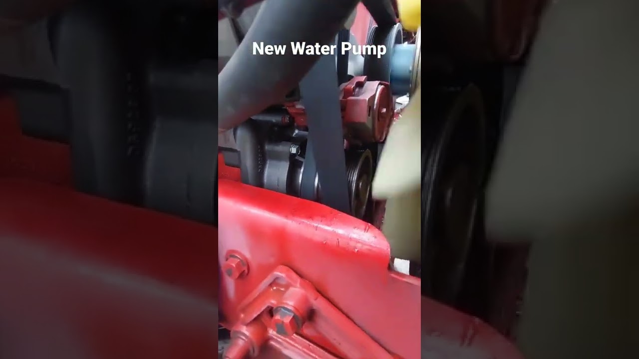 Cummins ISX15 New Water Pump installed