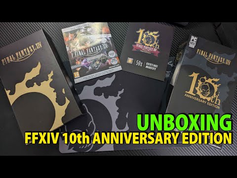 Seeing What's Inside the LIMITED FFXIV 10th Anniversary Opening!