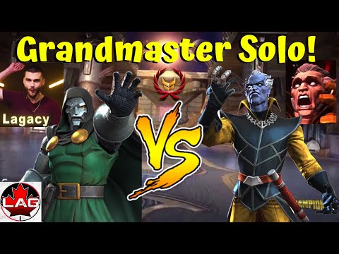 Doctor Doom VS Grandmaster Full Solo! One-Shot! - Marvel Contest of Champions