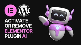 How To Activate or Deactivate (Remove) Elementor WordPress Plugin AI (Artificial Intelligence) 🤖