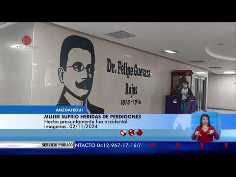 Mujer sufrió heridas de perdigones en Anzoátegui - El noticiero, emisión meridiana 04/11/24
