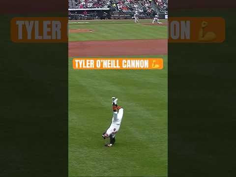 Tyler O’Neill throw & a cartwheel 🤸‍♂️