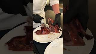 [食記] 台北中山 晶華軒 海陸珍寶BB鴨 片皮玉露鴨三訪 2023春季