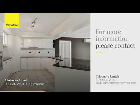 5 Solander Street, Pelican Waters, QLD 4551, 4 Bedrooms, 2 Bathrooms, House