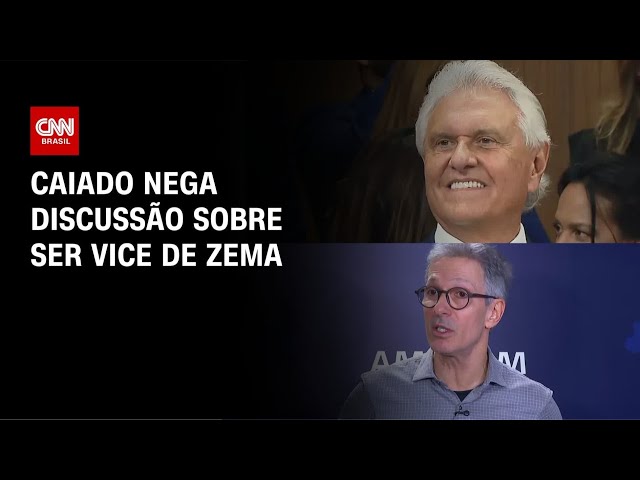 Ronaldo Caiado nega discussão sobre ser vice de Romeu Zema | CNN PRIME TIME