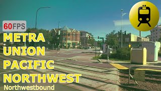 Metra Union Pacific Northwest NWB, Chicago OTC to Harvard | VirtualTrain