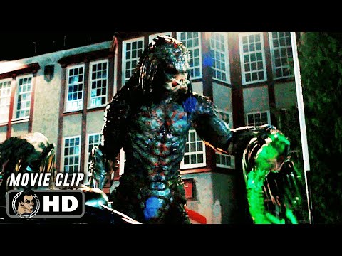 Apex Predator Vs Predator Fight Scene | THE PREDATOR (2018) Movie CLIP HD