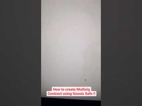 How to create a mutlisig contract using Gnosis Safe? Tutorial #dao #multisig #blockchain
