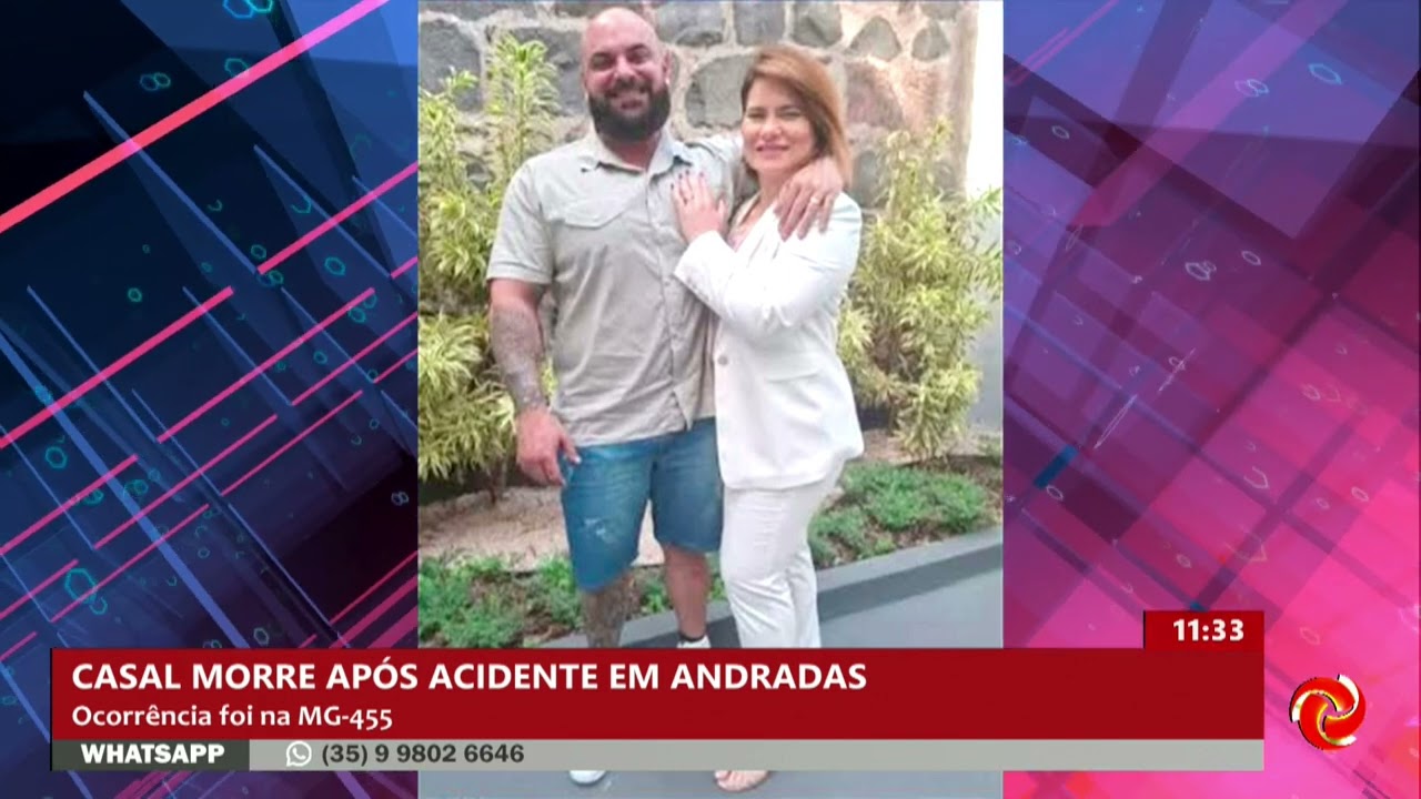Casal morre em acidente de moto em Andradas