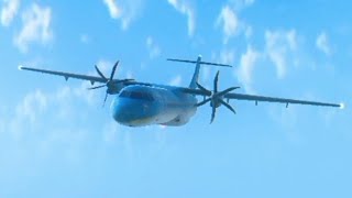 BlueWings Flight 868 - Landing Animation