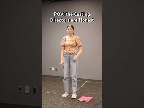 POV: the Casting Directors are Honest at your Acting Audition... #acting #theatre #audition #actor