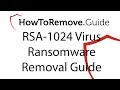RSA 1024 File Virus Ransomware Removal