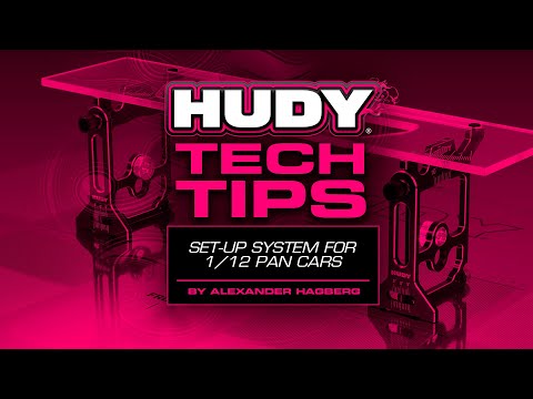 HUDY Tech Tips - Set-up System 1/12 pan car