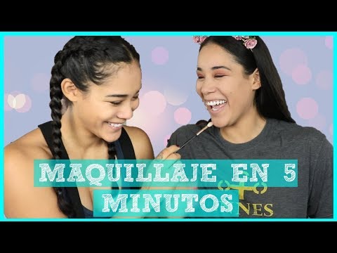 RETO: MAQUILLAJE EN 5 MINUTOS | CON MI CUATA