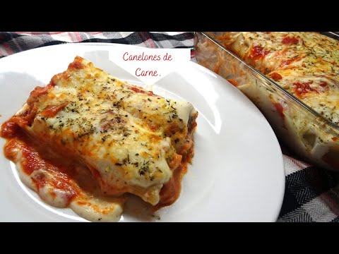 How to Make Easy and Rich Meat Cannelloni. My Delicious Recipes.