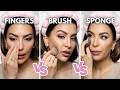 How To Apply Foundation For Beginners Fingers Brush And Sponge