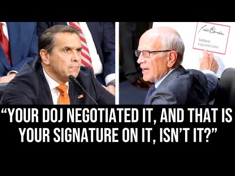 Video: Welch questions Blanche on Trump IRS settlement and ethics recusal at AG hearing
