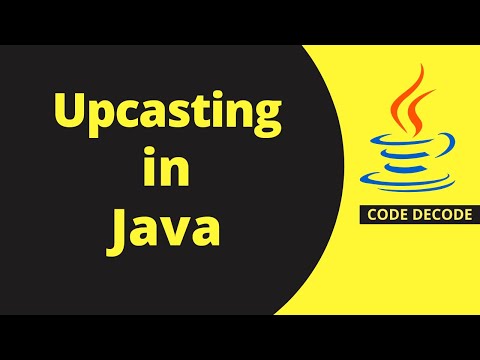 Upcasting In Java With Example Upcasting Common Core Java Interview Question Code Decode