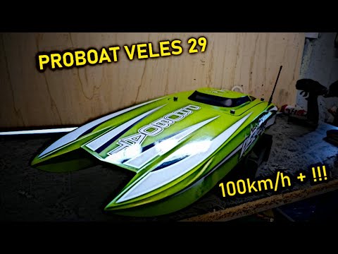 Proboat Veles 29 erster Speedrun! SAUSCHNELL!!!