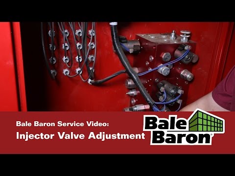 Bale Baron Service Video - Injector Valve Adjust