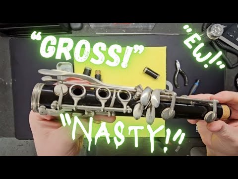 Restoring a Neglected Clarinet | Full Repad, Cleaning, and Play-Test | On the Bench Repair