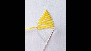 Cross stitch tutorial, left embroidery design, embroidery work