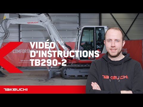 Video d’instruction Takeuchi TB290-2 Monoboom – Excavatrice