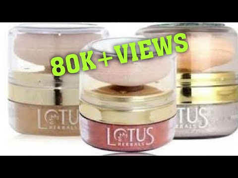 Lotus shimmer translucent powder review