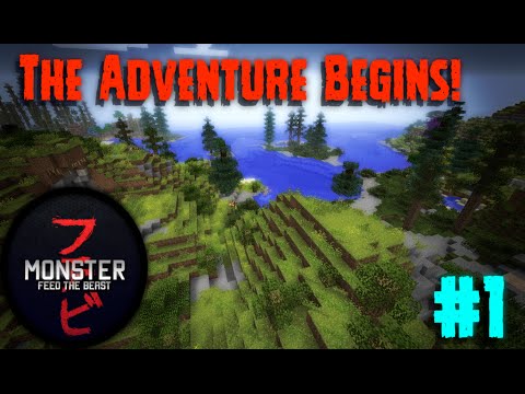 The Adventure Begins! | FTB Monster Modpack Ep. 1