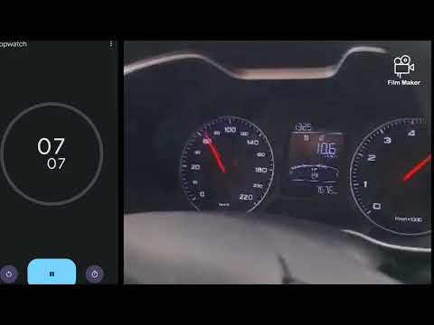 MG ZS Style 1.5 MT 0-100 KPH acceleration test