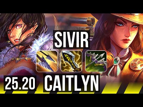 SIVIR & Lulu vs CAITLYN & Janna (ADC) | 13/3/7, Godlike | EUW Master | 25.20