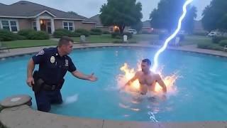 he thinks he can control a lightning strike..