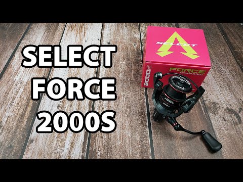 Котушка Select Force 2000S (6+1 підшипник, 4.8:1), низькопрофільна шпуля