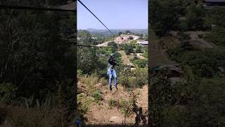 preview picture of video 'Zip line adventure sport at  Shilhaandara resort Bangalore'