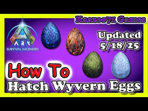 How to Hatch Wyvern Eggs in Ark (ASA)💥UPDATED