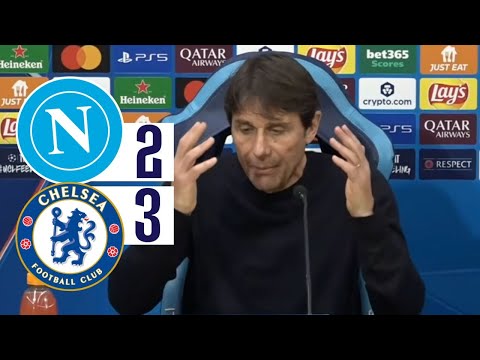 CONTE in conferenza stampa dopo NAPOLI CHELSEA 2-3 🎙️