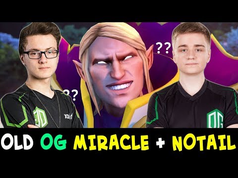 Miracle vs Topson Invoker mid — old OG lane with Notail