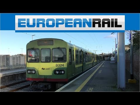 Iarnród Éireann Irish Rail DART 8100 EMU departs Howth Station