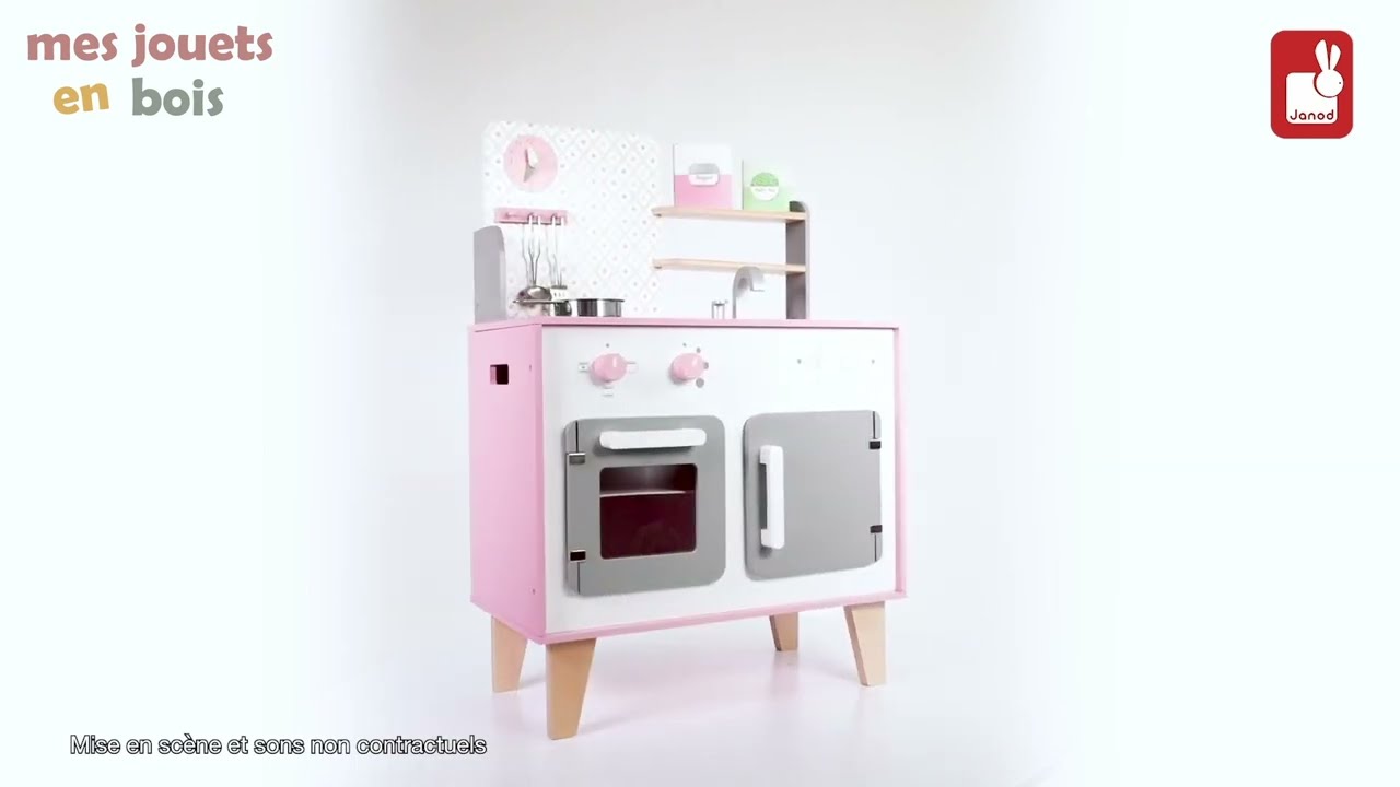 Cuisine Macaron en bois pour enfant